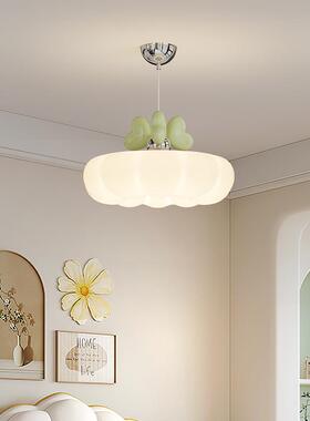 4法式童奶油风儿房灯女孩爱IYC心现代简约卧室202新款全光谱护吊