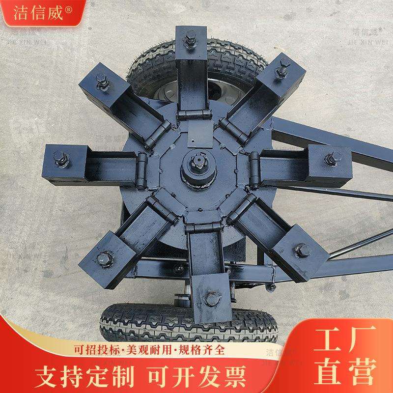 可折叠式风火轮扫地机公路国道配车使用牵引式扫地车齿轮传动
