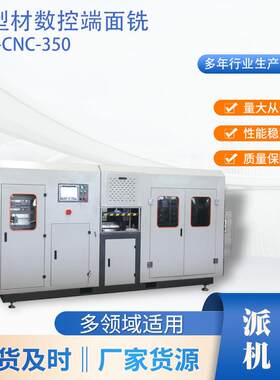 厂家货源铝型材数控端面铣LDX-CNC-50铝型材数控端面铣派克机器
