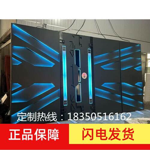 抖音网红门梦幻科技门电动掌纹门密室门创意定制门个性酒吧门