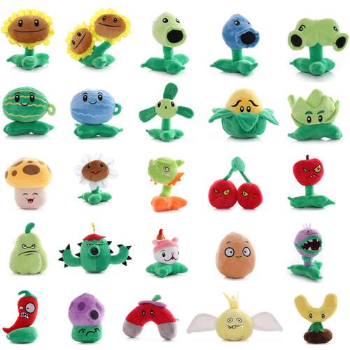 1pcs Plants vs Zombies Stuffed Plush Toys 13-20cm PVZ Plants