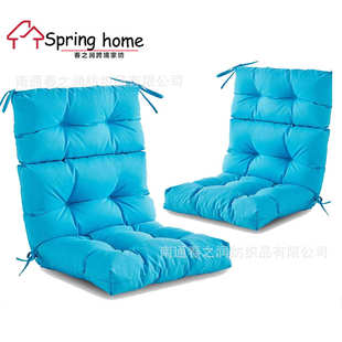 防泼水户外折叠坐垫庭院摇椅沙滩躺椅垫靠背一体海绵坐垫