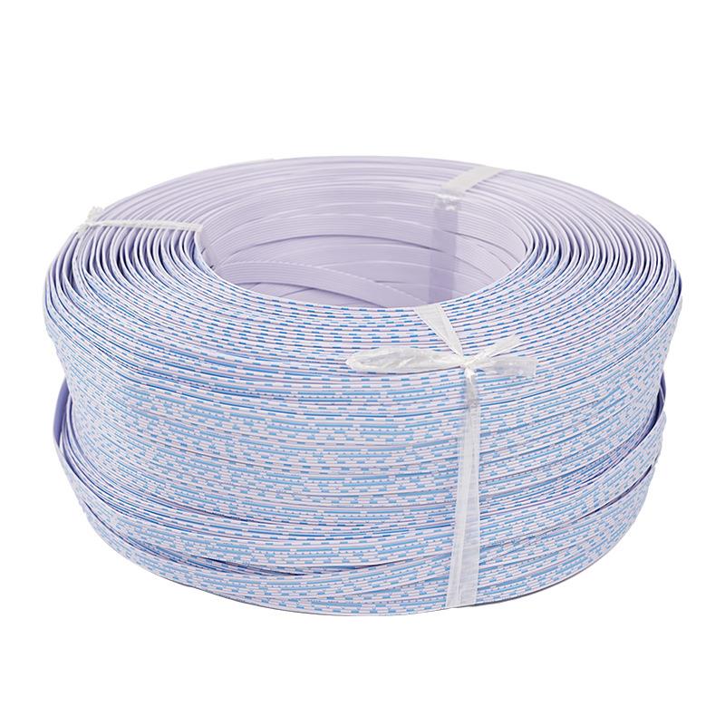 电线厂家UL246824AWG12P蓝白排线端子线镀锡铜连接线线束排线订做