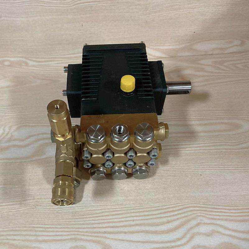 虎啸1814S型高压泵头外轴泵大流量清洗机柱塞泵洗车机商用工业