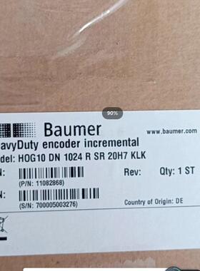 德国堡盟BAUMER编码器OG73SSN1024原装进口