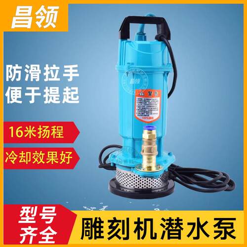 潜水泵小型单项电动自吸抽水泵220v雕刻机高扬程抽水机雕刻机配件
