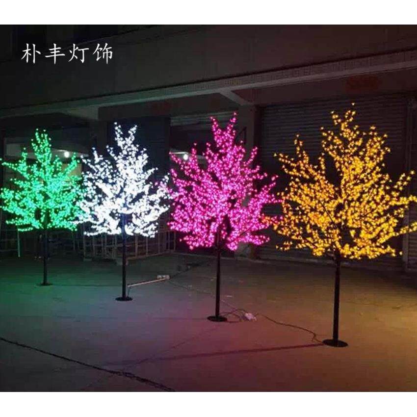 led发光树灯仿真樱花树灯景观庭院灯花园䓍坪灯户外防水装饰彩灯