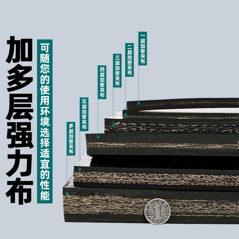 车厢 布 输送带橡胶铺耐磨加皮垫夹布防滑车底橡胶铺板多层尼龙线