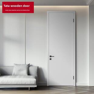 塔塔木门官方卧室门房间门隐形折叠门室内门浴室套装 门Z001