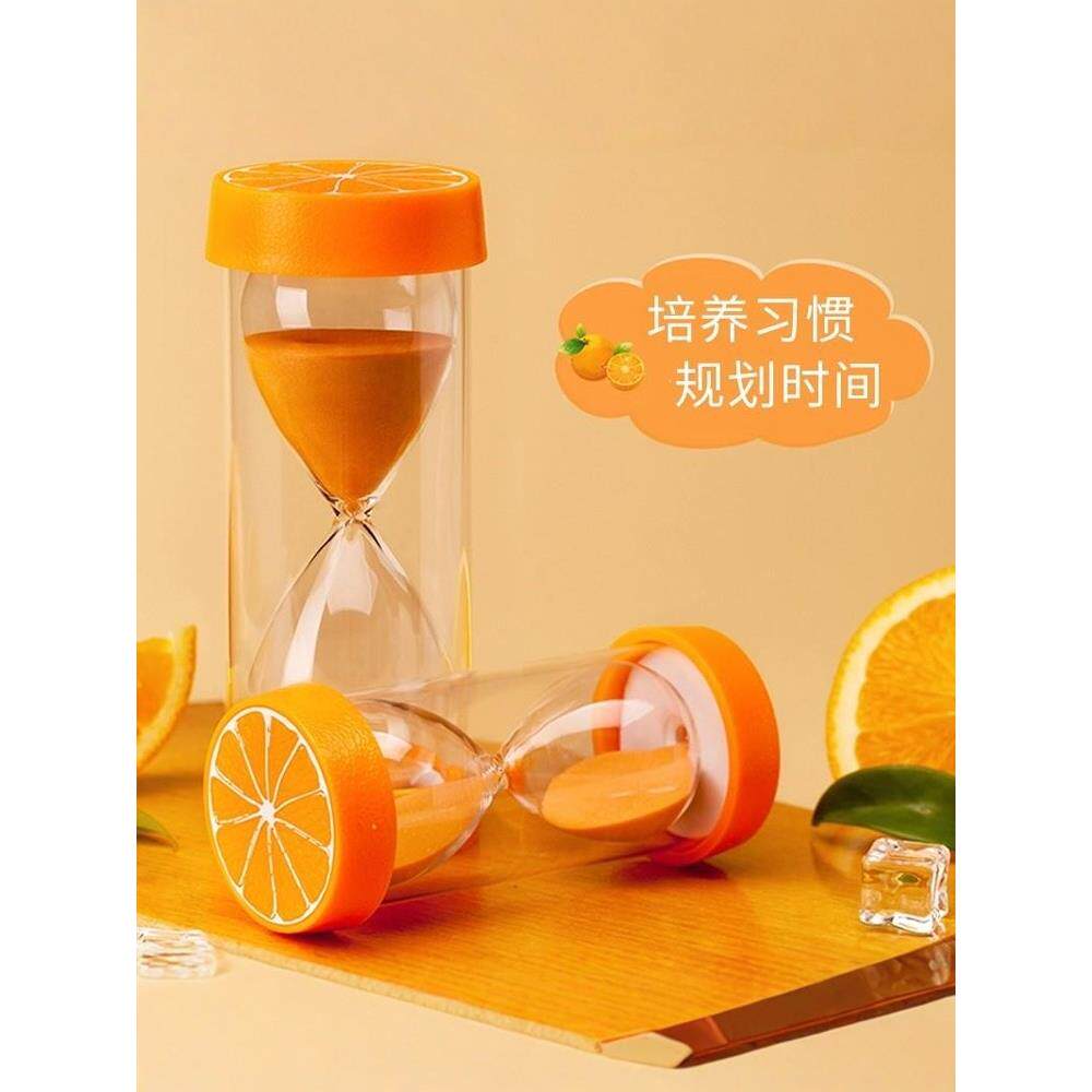 沙漏计时器儿童防摔25/30/60分钟自律学习时间管理流沙瓶新年礼物