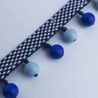 窗XTW-9026木帘花边流新款原窗帘穗子欧式苏花边厂家