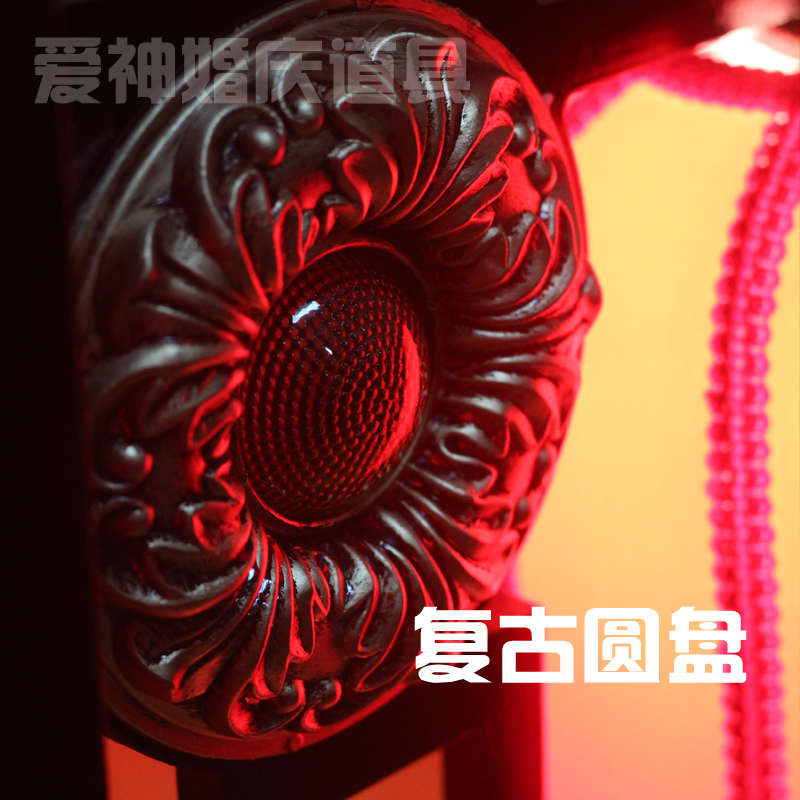 新中式三个灯笼路引摄影婚礼庆典舞台道具红色灯笼吊灯小灯笼花灯