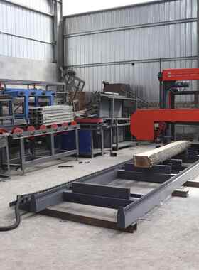 NC源MJ1000 M数卧式带锯机 电脑控锯C木机 头厂家直销