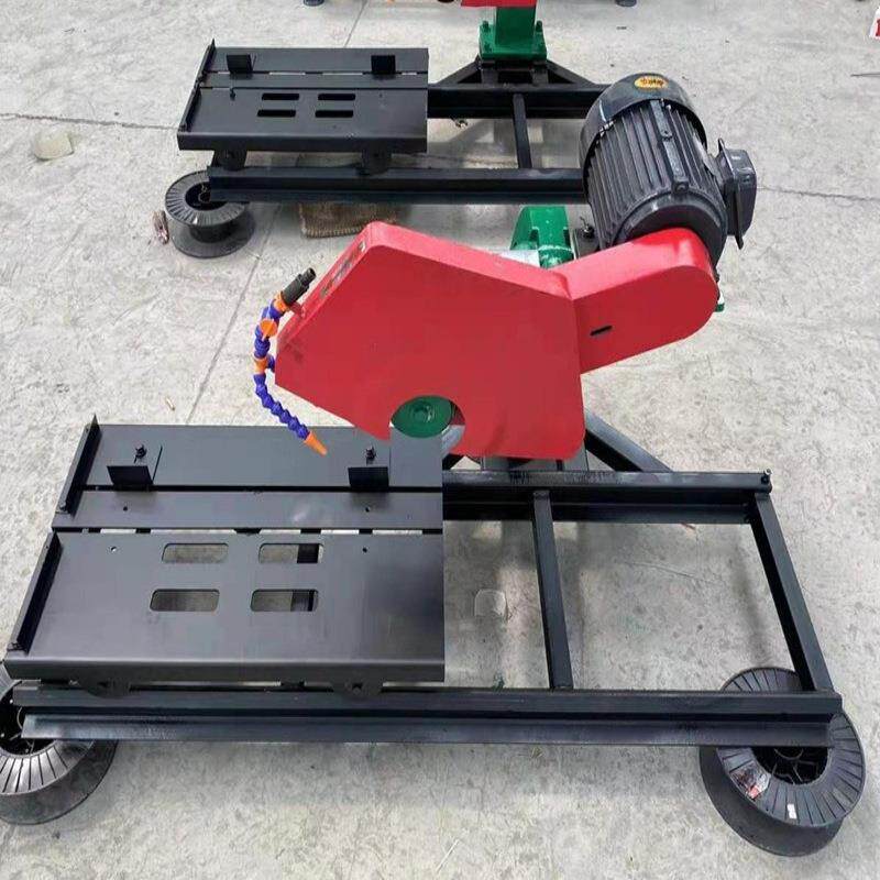 售电出口切石材倒48角机大理石花岗岩切割机水出循环动石材割机