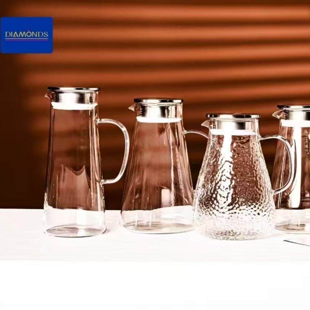 围炉煮茶壶玻璃冷水壶凉水壶家用耐高温大容量泡茶壶电陶炉煮茶器
