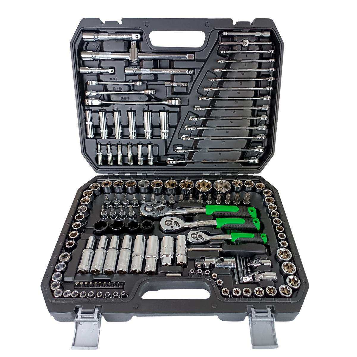 MIRO 150件套筒棘轮扳手套装机修修车工具 大飞中飞小