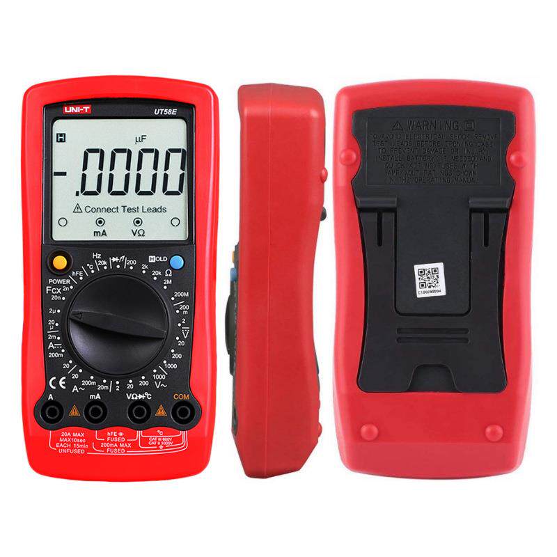 优利德UT58A/UT58B/UT58C/UT58D/UT58E大屏幕多功能数字万用表