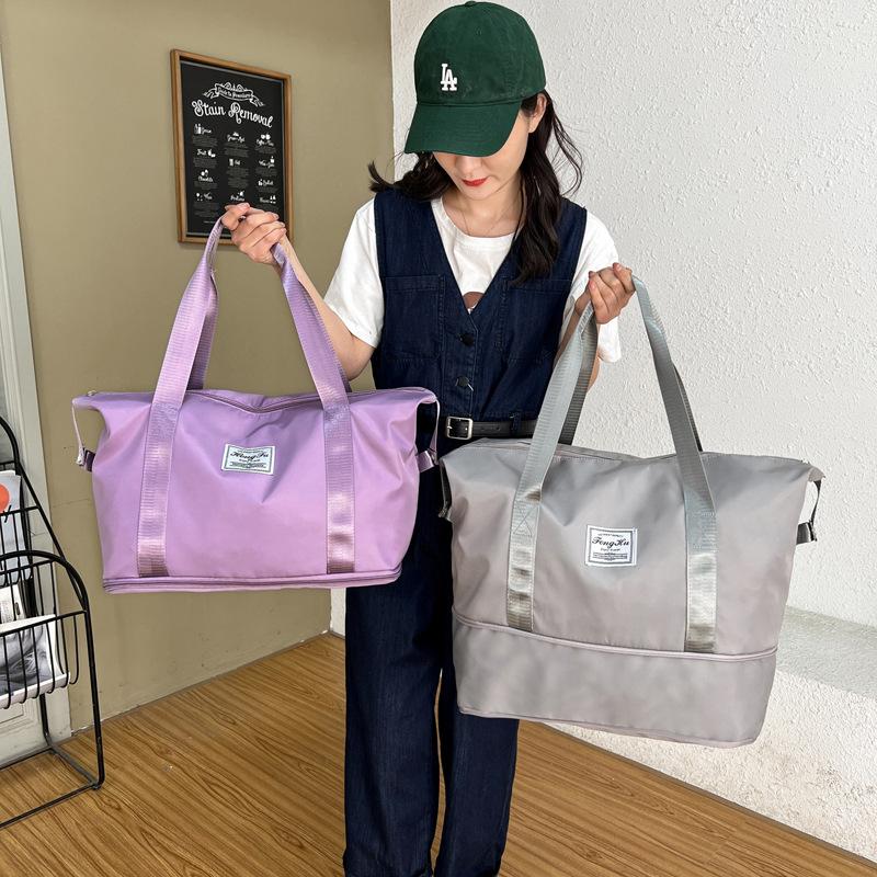 包女手提多功能大容量防水袋子收纳包出差待产旅游短途行李包