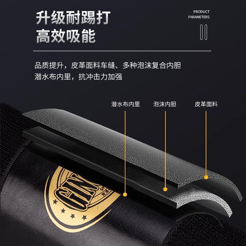 新款直销散打护腿成人儿童护具拳击格斗训练护小腿泰拳搏击护胫专
