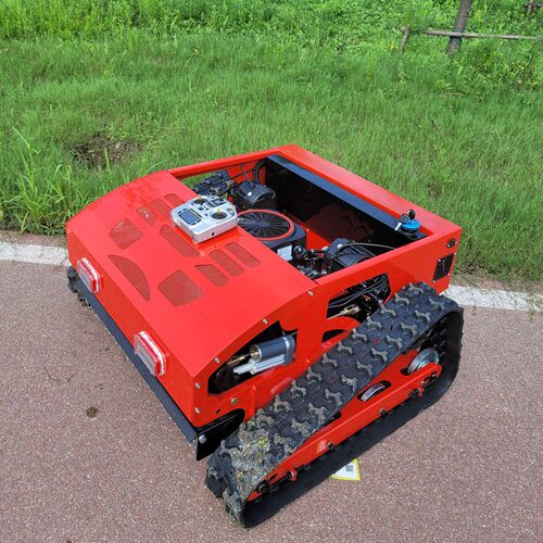 遥控割草机小型家用履带式自走草坪机智能园林果茶园除碎草车