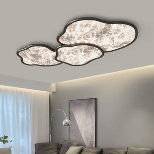 吸顶灯2025新款客厅主灯意式轻奢感云朵灯饰中山灯具大厅大灯