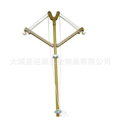 固定导线横担稳固器1.8米绝缘羊角抱杆带电作业工具杆可调节导线