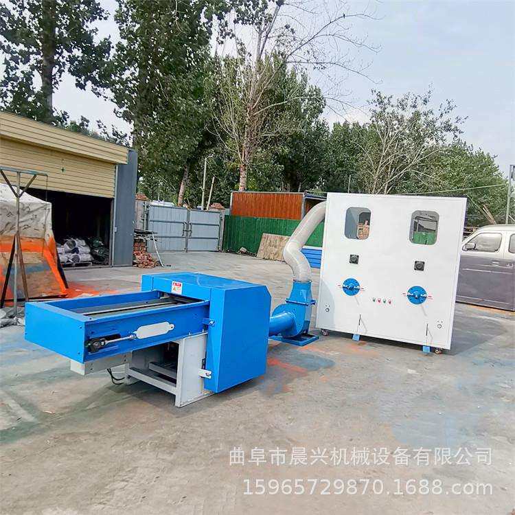 沙发绵坐垫海填充159870机出口单口玩开松棉机风机上棉具充填充机