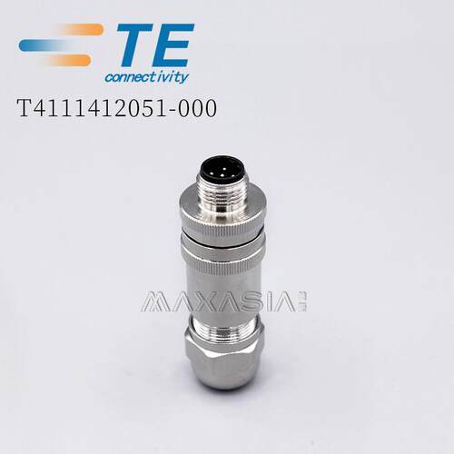 TE泰科M12现场接头T4110012051-000金属带屏蔽母端5孔 A code PG9