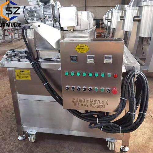 销售电加热花生温米油炸机 1设00型炸花生米设备 自动DYW控0油炸