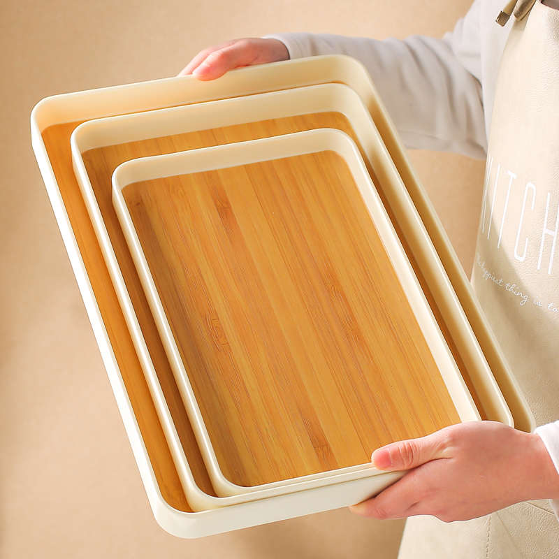 家用水杯托盘ins风客厅放茶杯茶水盘子水果盘茶盘杯子茶具收纳盘