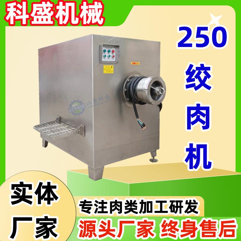 250绞肉机 商用牛肉馅绞碎机 鸡架鸭架绞碎设备 冻盘绞肉设备