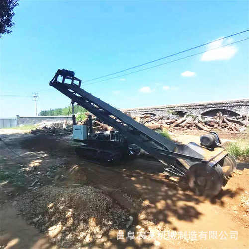 砂石自走式堆高螺旋扒皮带料料机农友大型扒机取自动渣沙石机装车