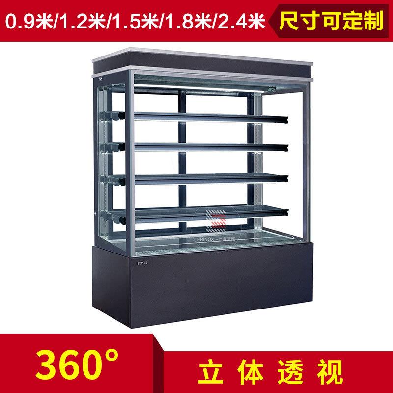 厂家供应日式直角蛋糕柜立式蛋糕柜四层展示蛋糕柜