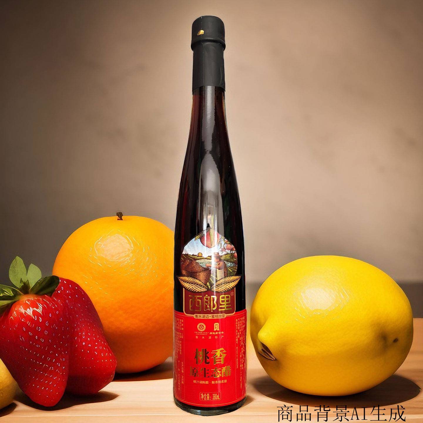 西郎里380ml*2桃香原生态醋礼盒香醋饺子醋凉拌醋甜醋衡水特产