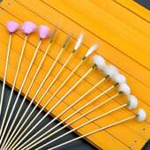 采耳工具专业套装 棕金色扁铝箱采耳58件套耳震充电灯掏耳朵工具