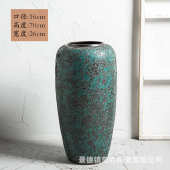 客厅陶瓷 景德镇器花瓶摆件落地花酒店复古花瓶中式 装 饰软插花大装