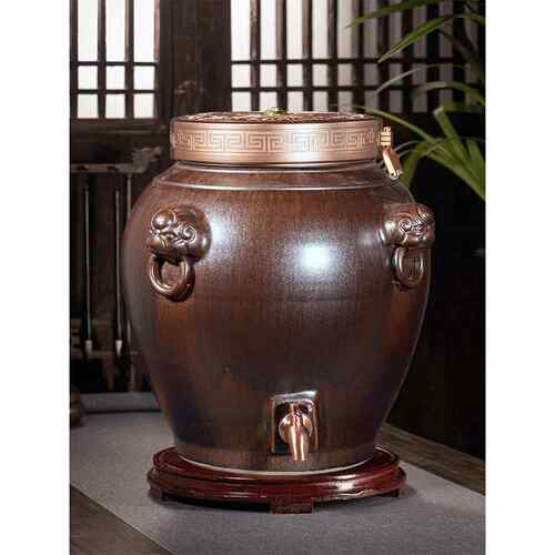 仿古加厚密封陶瓷酒坛子10斤20/30/50/100/200景德镇专用泡酒缸罐