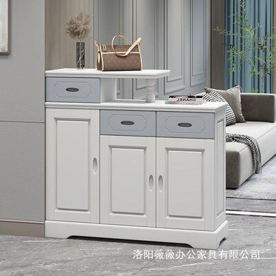 新款入RUY户门玄厅关柜对开门隔门柜双面柜实木餐客厅三断隔断柜