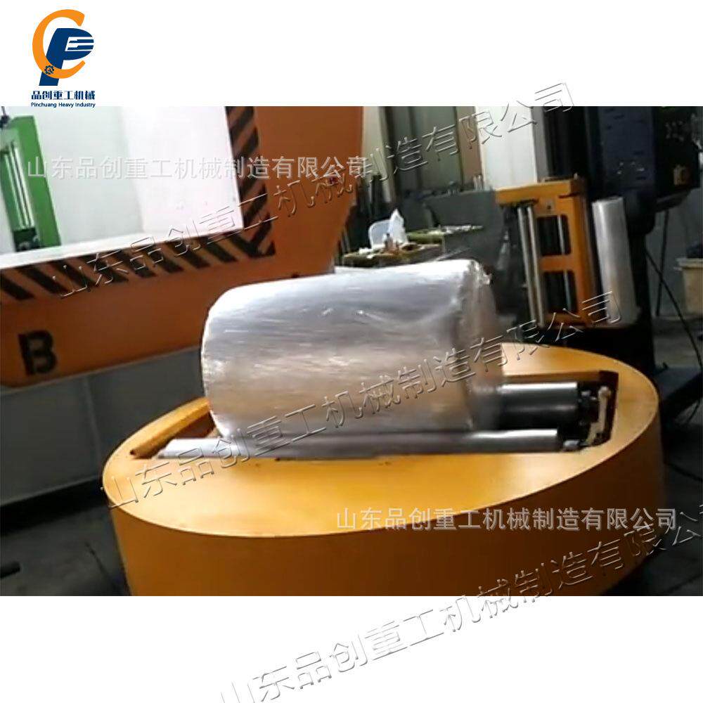 PLC自动控制缠绕机 手办全方位打包机 圆柱形产品360°旋转包装机