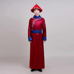 正品清朝古装太监服公公服总服大内侍卫官男太医管演出圣服旨拂尘