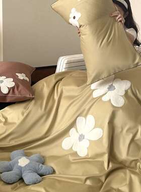 202601LB现代风亲花卉毛巾纯刺绣全棉家肤单双人床品棉长绒棉三四