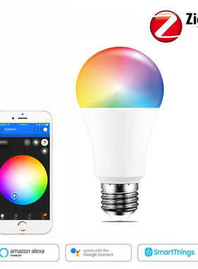 Zigbee 3.0智能球泡灯Alexa Google Hue SmartThings支持网关