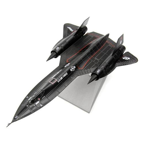 高档1/144美国空R军S-7A黑鸟侦察机NASA博物馆 SR7成1品合金飞机