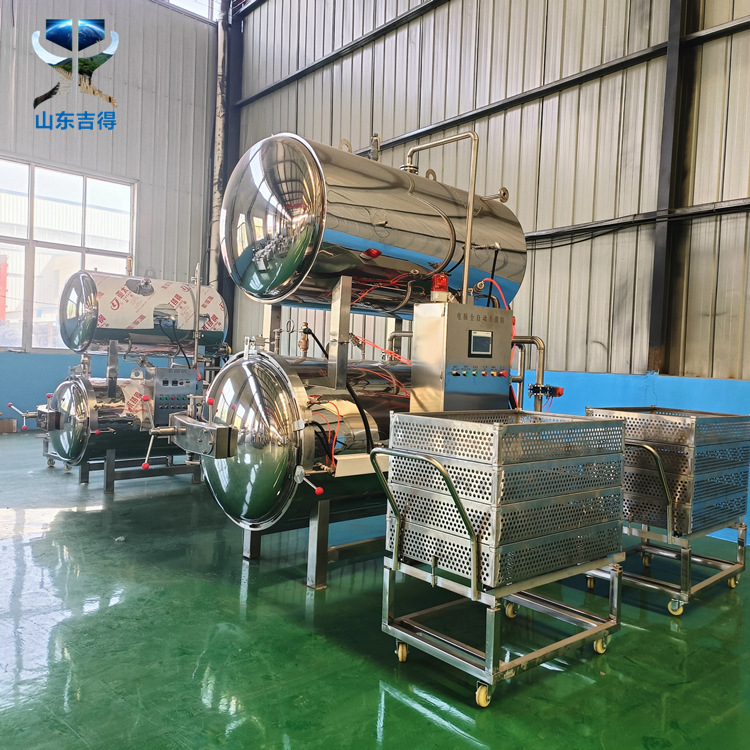 真空包装腊肠粽子杀菌釜 推荐马口铁豆杀菌机 罐头高温高压杀菌锅