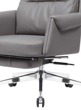 定制迪欧人体工舒适办公老椅简11836易舒垫适靠学护腰万向轮西皮