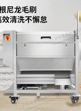 毛刷机自动洗机毛棍清洗械商用土豆生姜头JKV去皮芋机莲藕削清皮