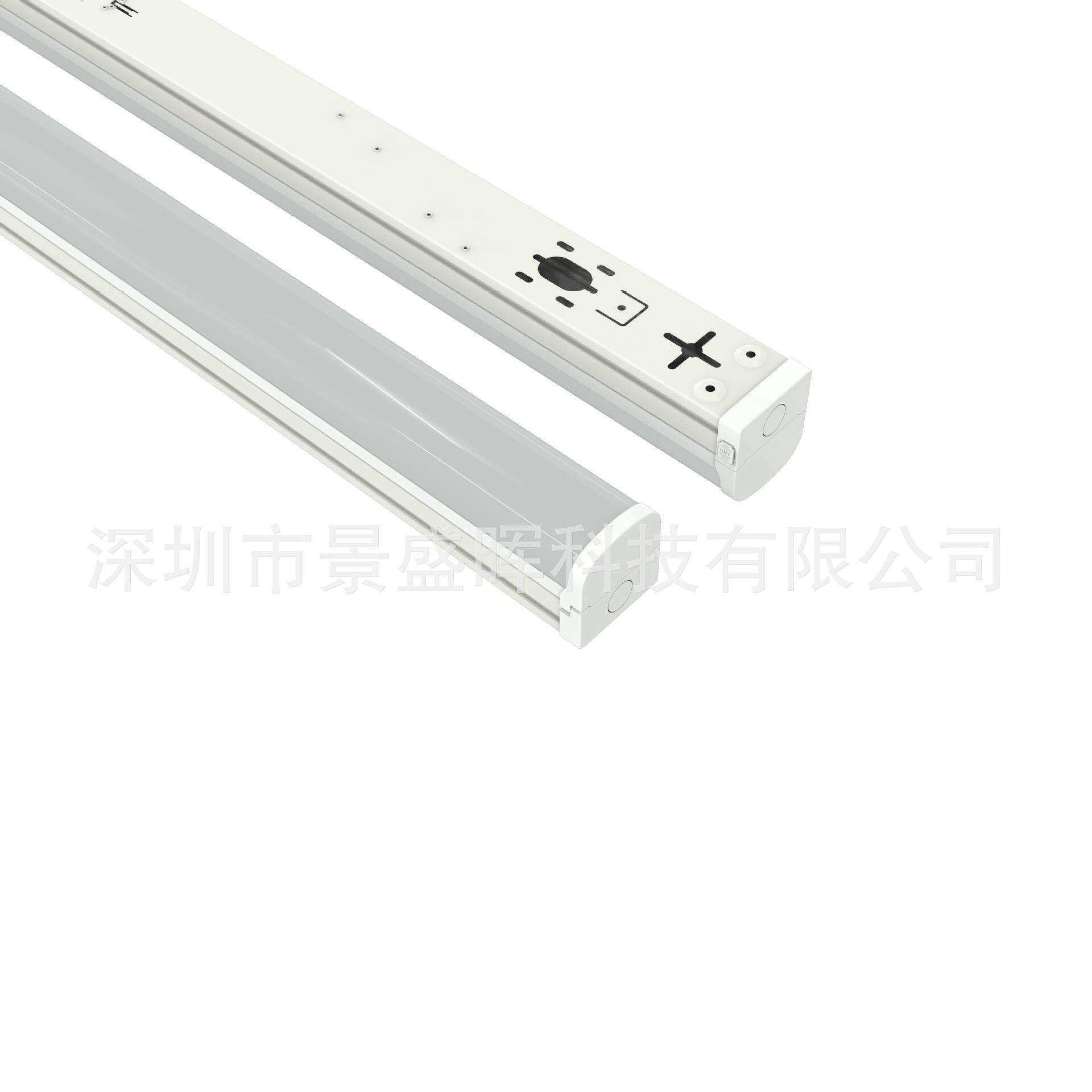 led长条支架灯led线条灯 三防灯日光灯铁壳PC灯罩40W室内灯具