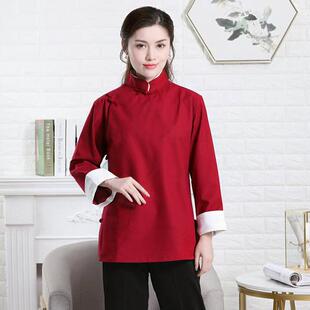 高档纯棉复古斜偏大襟褂老年妇女姑朝村中阳沟戏曲演出摄婆影老太