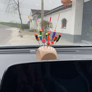 浮漂鱼漂台钓浅水高灵敏冰钓草洞短漂汽车收藏展示摆件底座