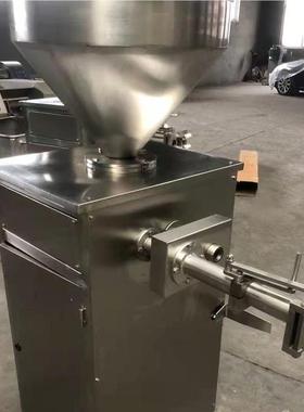 40液压肉腊QCI肠肠灌 全自动猪糯米灌装设备无气泡 机定量扭结灌